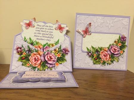 Floral Envelope Easel Kit Birthday or Mothers Day Featured Gallery Photo