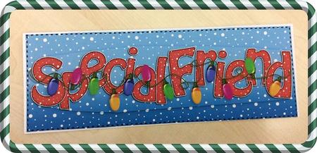 Large Dl Xmas Special Friend Lights 3D Decoupage by Jo Taylor