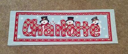 Charlotte Christmas Snowmen Dl by Jo Taylor