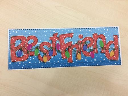 Large Dl Xmas Best Friend Lights 3D Decoupage by Jo Taylor
