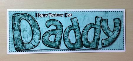 Large Dl Fathers Day Daddy Clocks 3D Decoupage by Jo Taylor