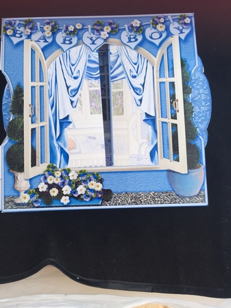 3D Room with a View - Sweet Dreams New Baby Boy by Angela Philpott