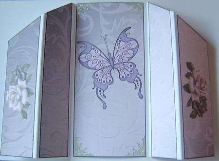 Elegant Metallic Greeting Matching Backing Paper by Tracy O'Brien