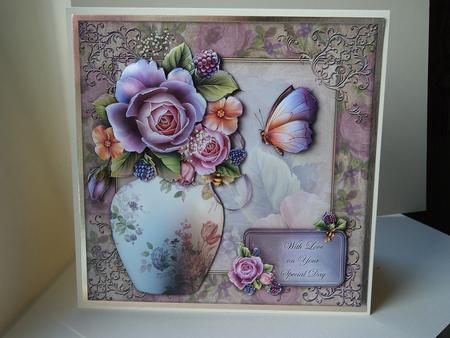 Butterfly & Blooms 8x8 Mini Kit by Lynda Davies