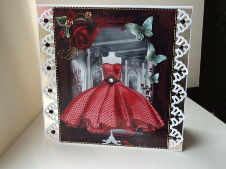 Those 1950's Style Dresses 8xtoppers and Decoupage by Lynda Davies
