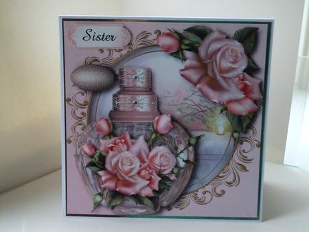 Gorgeous Perfume Bottle - the Scent of a Rose by Lynda Davies