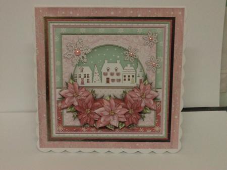 From Our House to Yours Christmas 8x8 Decoupage Mini Kit by Lynda Davies