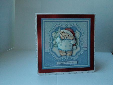 'tis the Season for Christmas Sweaters Male Christmas Card by Lynda Davies