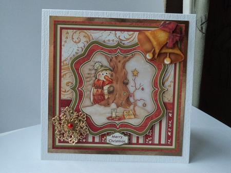 For Santa Christmas 8x8 Mini Kit & Optional Decoupage by Lynda Davies