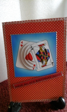 You're Ace!! Quick Card with Circle Pyramage by sherry ratcliffe