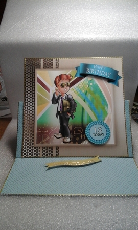 Business Man Birthday Card by sherry ratcliffe