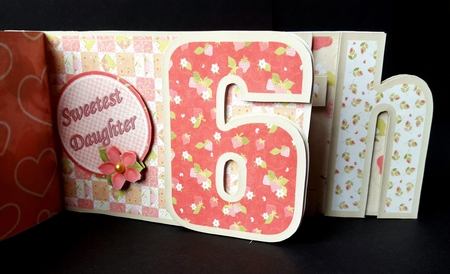 Female 16th Birthday Number Book Daughter by Sheila Jones