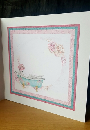 CHILLAX 8x8 Female Decoupage & Insert Mini Kit Birthday or Mothers Day by Sheila Jones