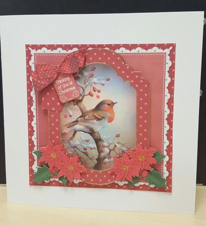 Red Robin Thinking of You 6in Christmas Step by Step by Sheila Jones