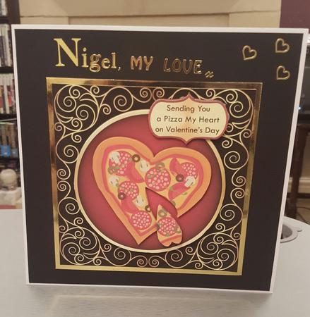 Pizza My Heart Valentine's Day or Anniversary by Sheila Jones