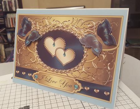 Anniversary/ Wedding/ Valentine's Day Card Front 3 by Sheila Jones