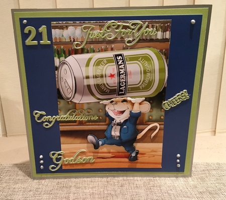 Mr Lager Mouse by Deborah Roberts