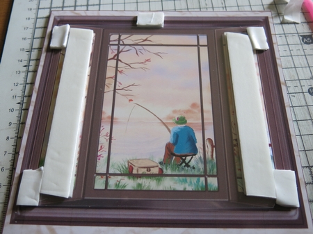 VIEW FROM INSIDE VARIOUS SENTIMENTS FISHING by Glenys Linehan