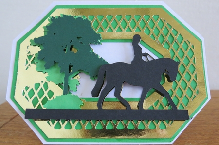 The horse rider by Glenys Linehan