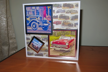 Bumper Kit Vintage Cars Quick Cards by Glenys Linehan