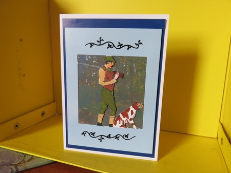 Hunting Card by Glenys Linehan