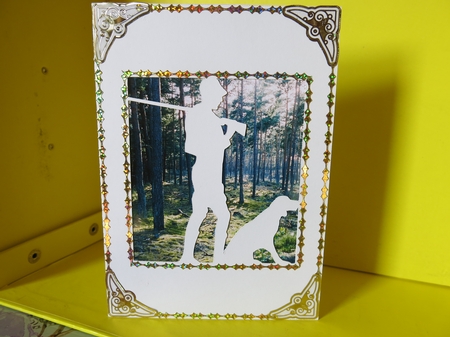 Hunting Card by Glenys Linehan