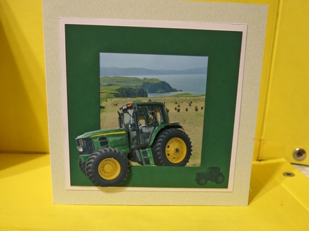 Tractor Out of the Frame by Glenys Linehan