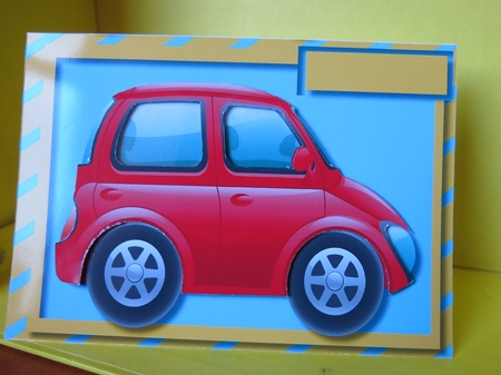 Lovely Car for Any Boys Birthday by Glenys Linehan
