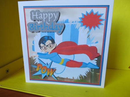 Super Hero for little boys Birthday #9 by Glenys Linehan