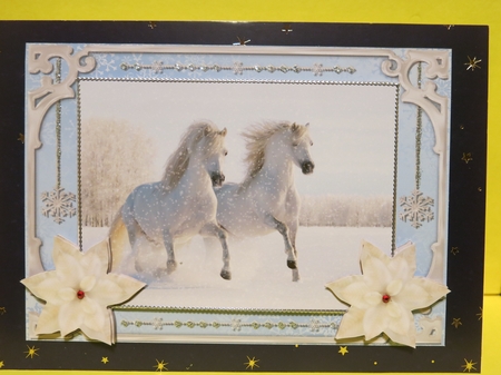 CHRISTMAS HORSES MINI KIT by Glenys Linehan