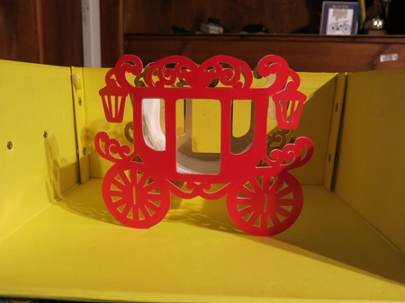Princess Carriage With Optional Horses And Boxes 3D Model by Glenys Linehan