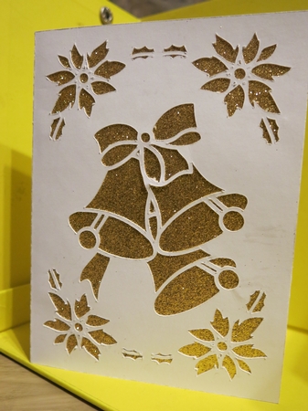 CHRISTMAS BELLS FRAMED 7 by Glenys Linehan