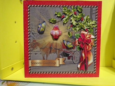 Christmas Flowers of Light - Bow by Glenys Linehan