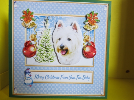 Merry Christmas from your fur Baby by Glenys Linehan