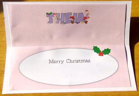 Christmas Fairies THEIA large dl insert by Joyce Watson