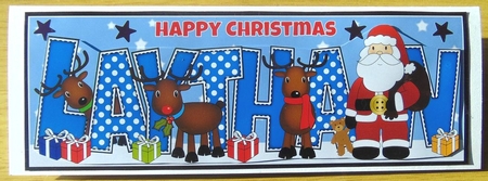 Santa and his Reindeers LAYTHAN large dl by Joyce Watson