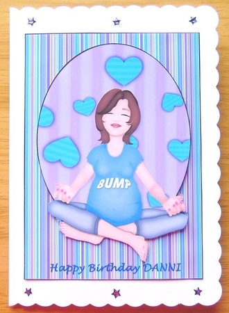 Time to Relax Pregnany Topper 2 by Joyce Watson