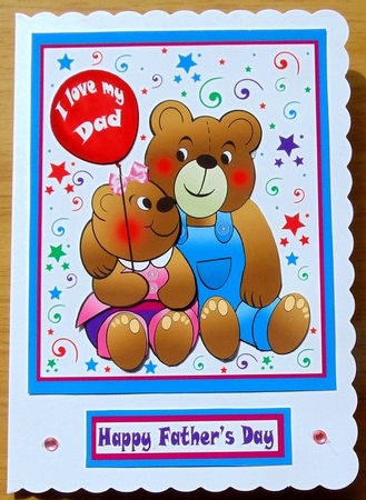 I Love My Dad (girl) by Joyce Watson