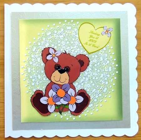 Sending Youa Hug in a Card Step by Step by Joyce Watson