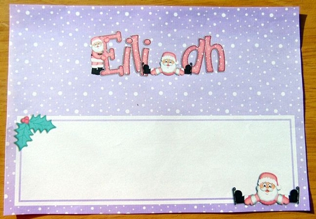 Xmas Eilidh Matching Large Dl Insert by Joyce Watson