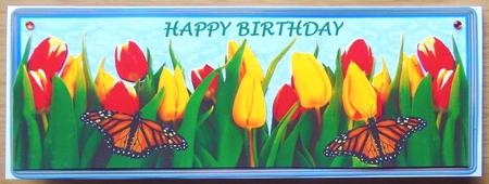 Large Dl Card Tulips from Amsterdam by Joyce Watson