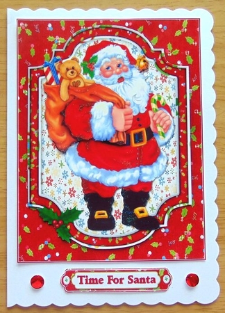 Time for Santa Quick Card by Joyce Watson