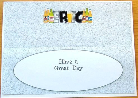 What's Your Poison? Eric Large Dl Insert by Joyce Watson
