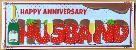 Bubbly, Strawberries & Chocolate Husband Large Dl by Joyce Watson