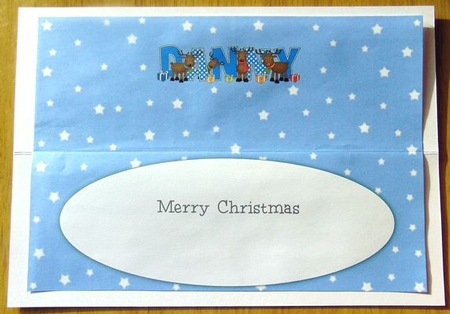 Rudolf and Friends Danny Large Dl Insert by Joyce Watson