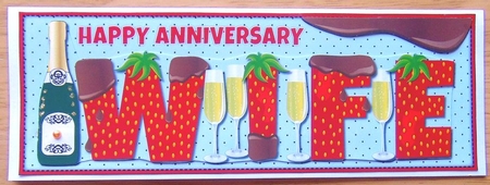 Bubbly, Strawberries & Chocolate Wife Large Dl by Joyce Watson