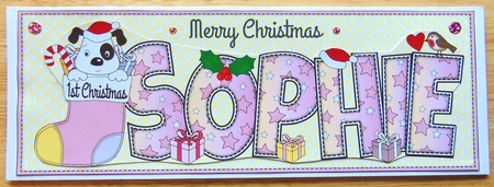 Patch 1st Xmas Sophie Large Dl by Joyce Watson