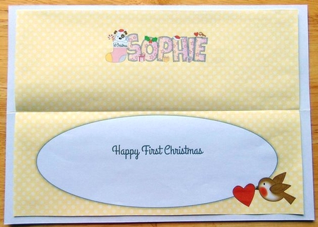 Patch 1st Xmas Sophie Large Dl Insert by Joyce Watson