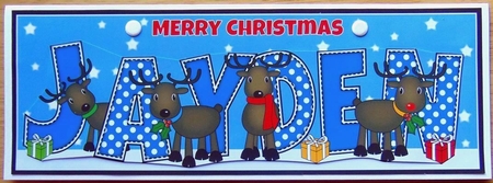 Rudolf and Friends Jayden Large Dl by Joyce Watson