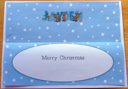Rudolf and Friends Jayden Large Dl Insert by Joyce Watson